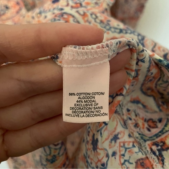 Victoria’s Secret Pink Paisley Long Sleeve Button Up Pajama Dress - Picture 7 of 10